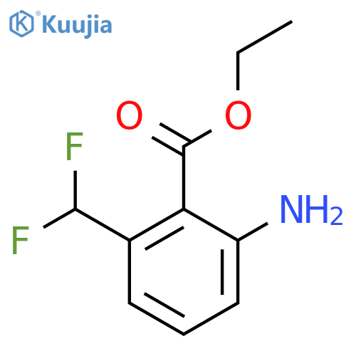 Ethyl 2-amino-6-(difluoromethyl)benzoate structure