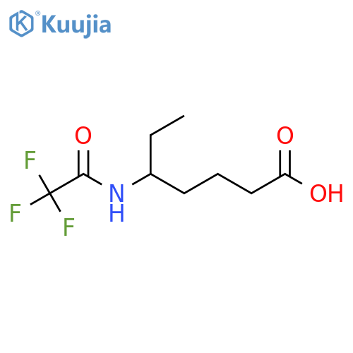 5-(2,2,2-Trifluoroacetamido)heptanoic acid structure