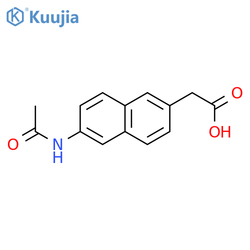 2-(6-Acetamidonaphthalen-2-yl)acetic acid structure
