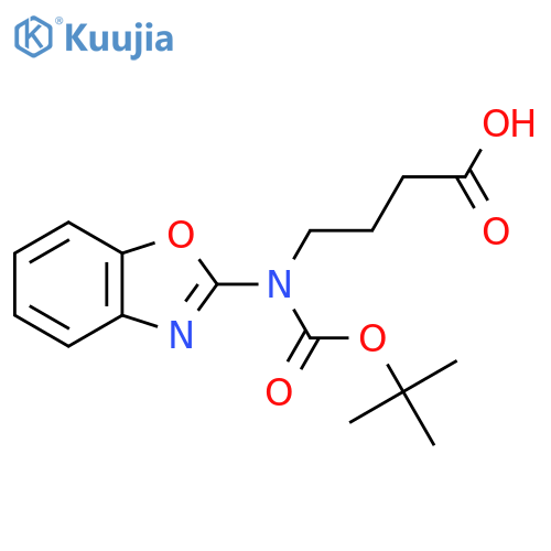 4-(1,3-benzoxazol-2-yl)(tert-butoxy)carbonylaminobutanoic acid structure