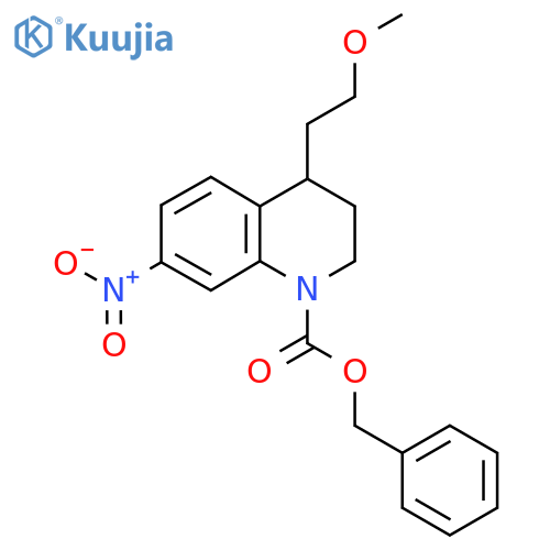 Benzyl 4-(2-methoxyethyl)-7-nitro-1,2,3,4-tetrahydroquinoline-1-carboxylate structure