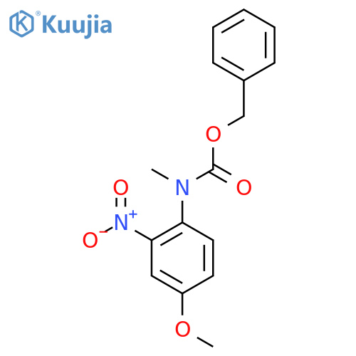 benzyl N-(4-methoxy-2-nitrophenyl)-N-methylcarbamate structure
