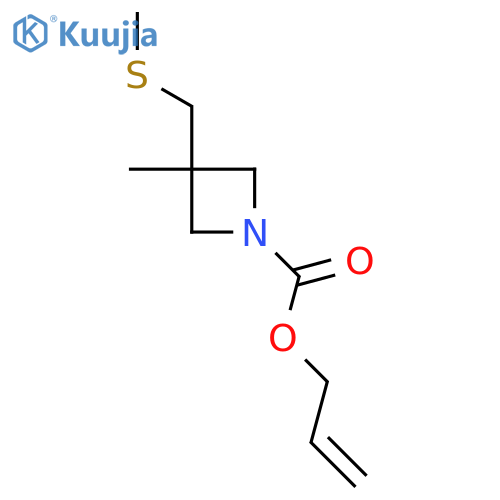 prop-2-en-1-yl 3-methyl-3-(methylsulfanyl)methylazetidine-1-carboxylate structure