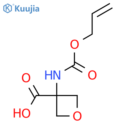 3-{[(Prop-2-en-1-yloxy)carbonyl]amino}oxetane-3-carboxylic acid structure