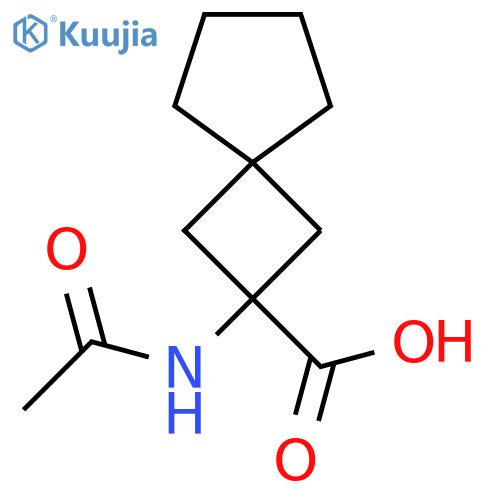 2-acetamidospiro3.4octane-2-carboxylic acid structure