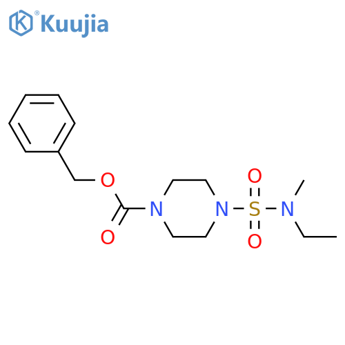 benzyl 4-ethyl(methyl)sulfamoylpiperazine-1-carboxylate structure