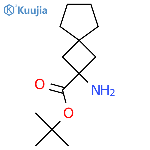 Tert-butyl 2-aminospiro[3.4]octane-2-carboxylate structure