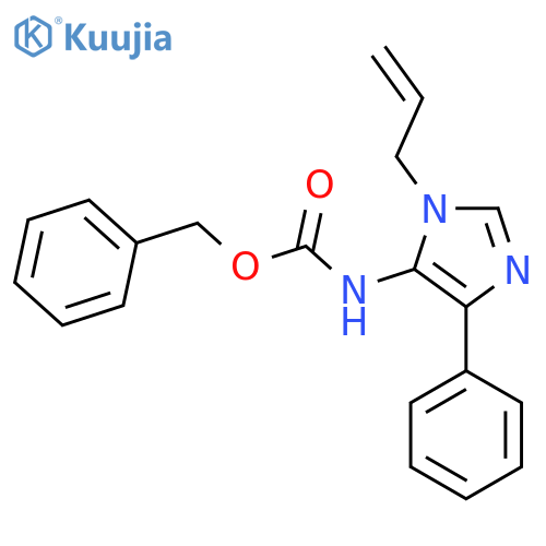 benzyl N-4-phenyl-1-(prop-2-en-1-yl)-1H-imidazol-5-ylcarbamate structure