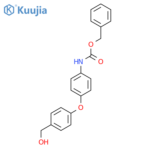 benzyl N-{4-[4-(hydroxymethyl)phenoxy]phenyl}carbamate structure