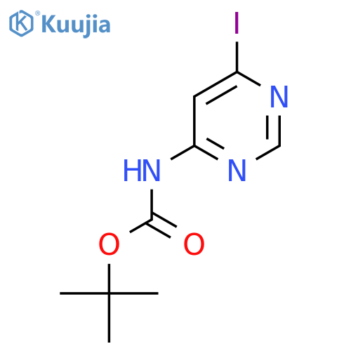 tert-butyl N-(6-iodopyrimidin-4-yl)carbamate structure