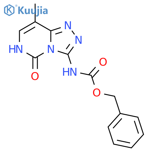 benzyl N-{5-hydroxy-8-methyl-1,2,4triazolo4,3-cpyrimidin-3-yl}carbamate structure