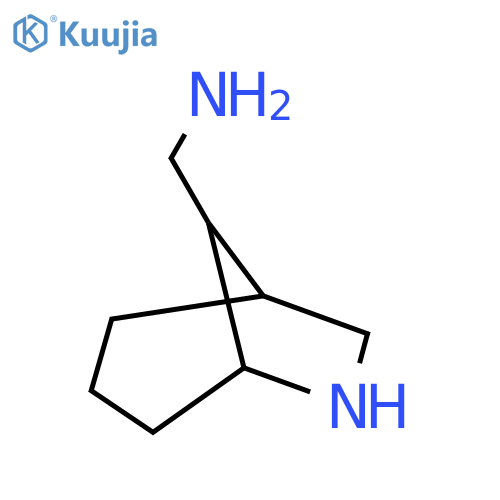 1-{6-azabicyclo3.2.1octan-8-yl}methanamine structure