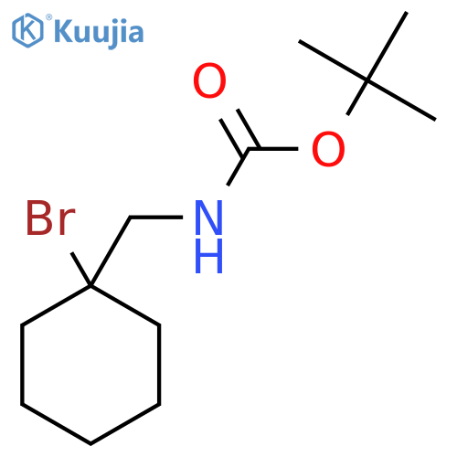tert-butyl N-(1-bromocyclohexyl)methylcarbamate structure