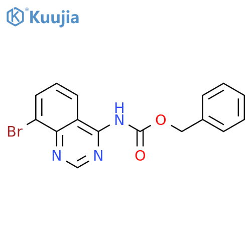 benzyl N-(8-bromoquinazolin-4-yl)carbamate structure