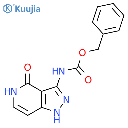 benzyl N-{4-hydroxy-1H-pyrazolo4,3-cpyridin-3-yl}carbamate structure