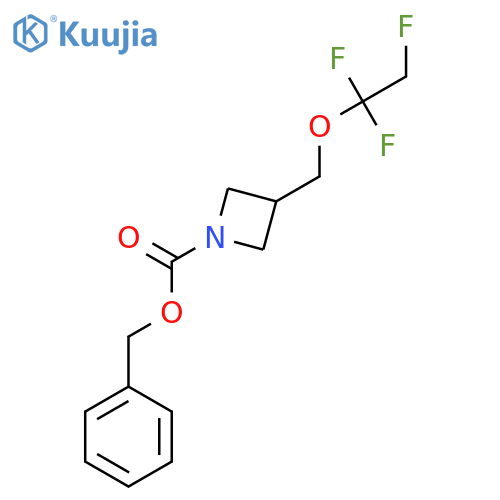benzyl 3-(1,1,2-trifluoroethoxy)methylazetidine-1-carboxylate structure