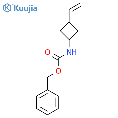 benzyl N-(3-ethenylcyclobutyl)carbamate structure