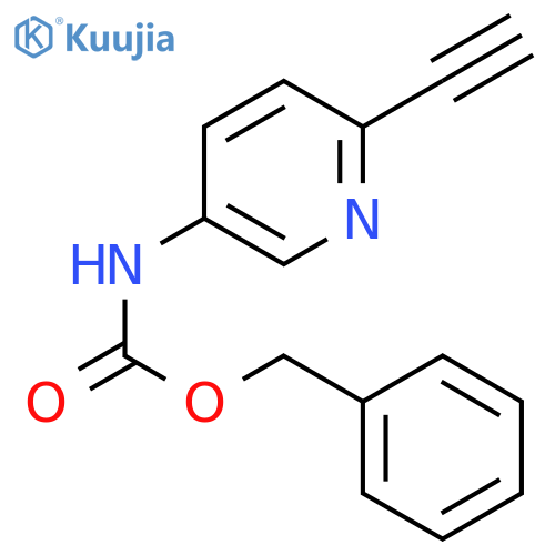 benzyl N-(6-ethynylpyridin-3-yl)carbamate structure