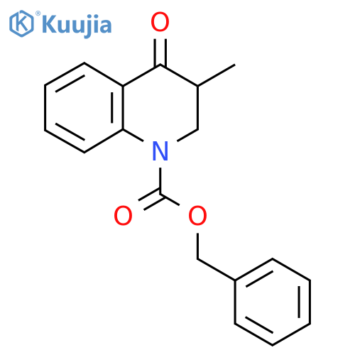 Benzyl 3-methyl-4-oxo-1,2,3,4-tetrahydroquinoline-1-carboxylate structure