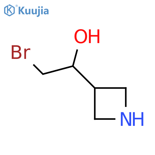 1-(Azetidin-3-yl)-2-bromoethan-1-ol structure