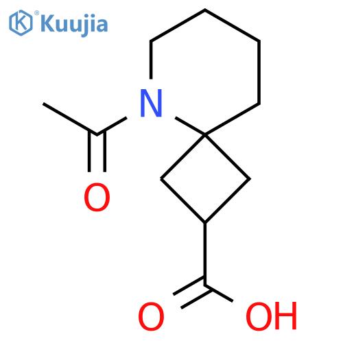 (2r,4s)-5-acetyl-5-azaspiro3.5nonane-2-carboxylic acid structure