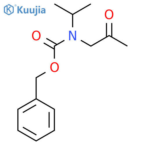 benzyl N-(2-oxopropyl)-N-(propan-2-yl)carbamate structure