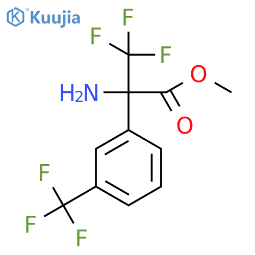 methyl 2-amino-3,3,3-trifluoro-2-3-(trifluoromethyl)phenylpropanoate structure