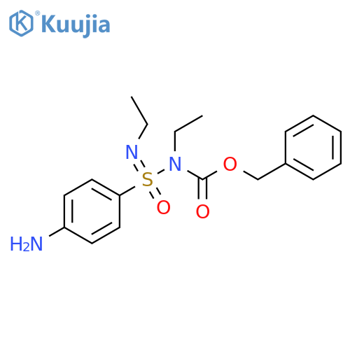 benzyl N-(4-aminophenyl)(ethylimino)oxo-lambda6-sulfanyl-N-ethylcarbamate structure