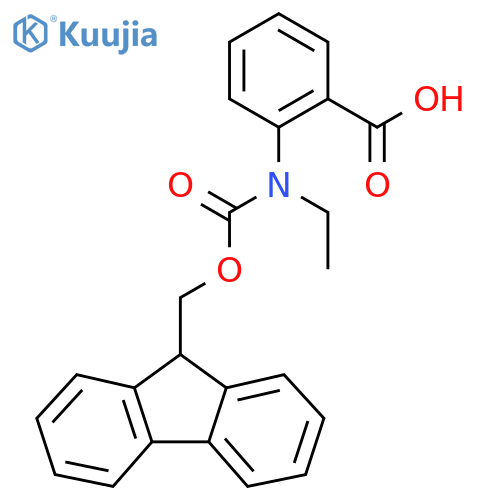 2-ethyl({(9H-fluoren-9-yl)methoxycarbonyl})aminobenzoic acid structure