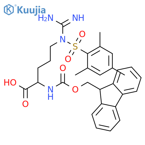 Fmoc-d-arg(mts)-oh structure