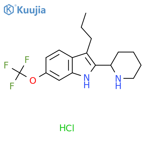 2-(piperidin-2-yl)-3-propyl-6-(trifluoromethoxy)-1H-indole hydrochloride structure