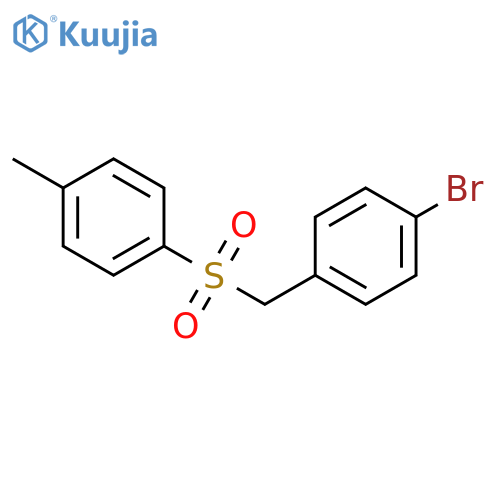 Benzene, 1-bromo-4-(4-methylphenyl)sulfonylmethyl- structure