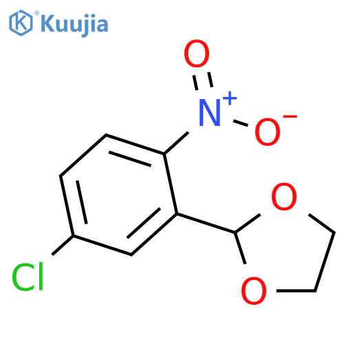 1,3-Dioxolane,2-(5-chloro-2-nitrophenyl)- structure