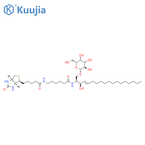 N-Hexanoyl-biotin-galactosylceramide structure
