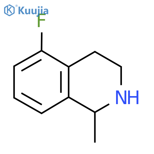 5-fluoro-1-methyl-1,2,3,4-tetrahydroisoquinoline structure