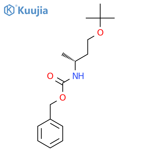 benzyl N-(2R)-4-(tert-butoxy)butan-2-ylcarbamate structure