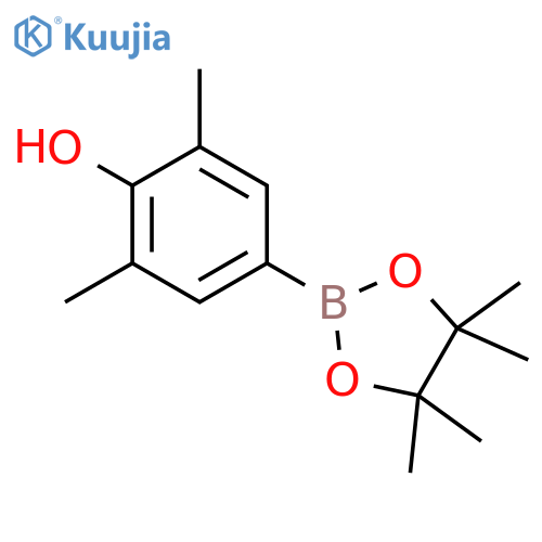 3,5-Dimethyl-4-hydroxyphenylboronic acid, pinacol ester structure
