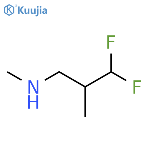 (3,3-Difluoro-2-methylpropyl)(methyl)amine structure
