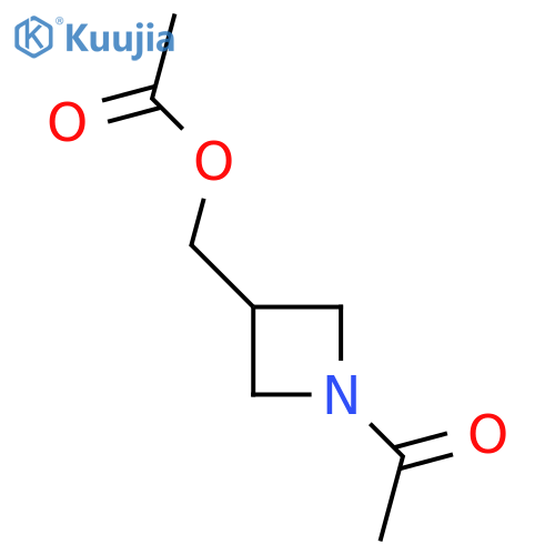 (1-Acetylazetidin-3-yl)methyl acetate structure