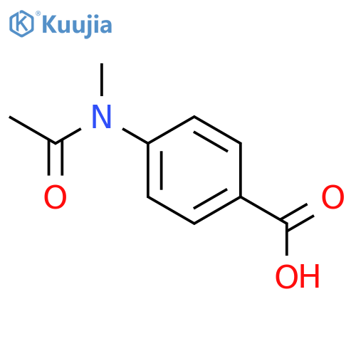 4-(N-Methylacetamido)benzoic acid structure