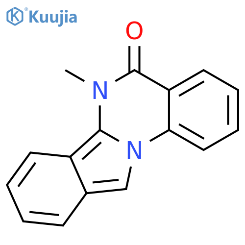 6-Methyl-5H,6H-isoindolo2,1-aquinazolin-5-one structure