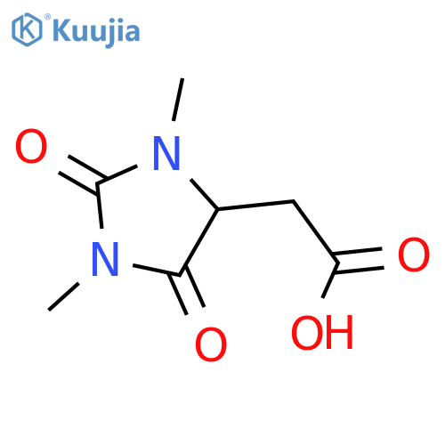 (1,3-Dimethyl-2,5-dioxoimidazolidin-4-yl)acetic Acid structure