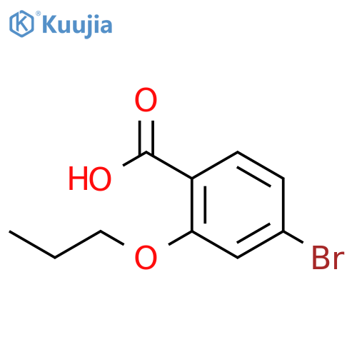 4-Bromo-2-propoxybenzoic acid structure