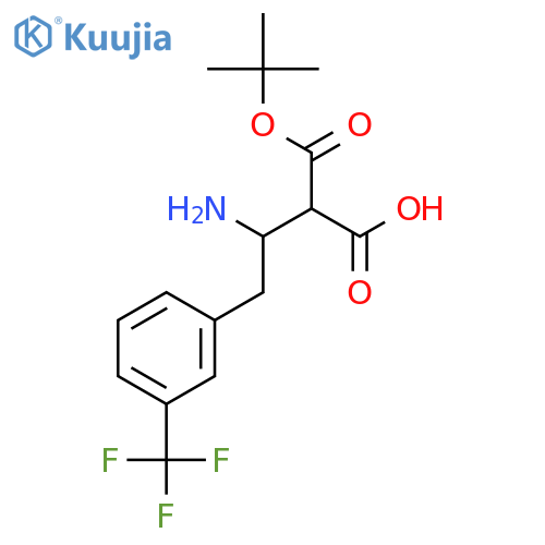 Boc-(S)-3-Amino-4-(3-trifluoromethyl-phenyl)-butyric acid structure