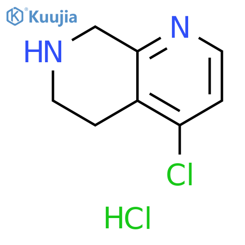 4-Chloro-5,6,7,8-tetrahydro-[1,7]naphthyridine dihydrochloride structure