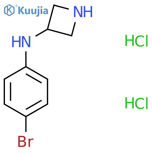 N-(4-bromophenyl)azetidin-3-amine dihydrochloride structure