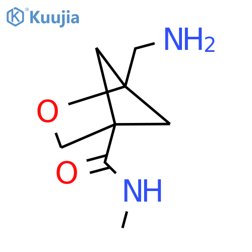 1-(aminomethyl)-N-methyl-2-oxabicyclo2.1.1hexane-4-carboxamide structure