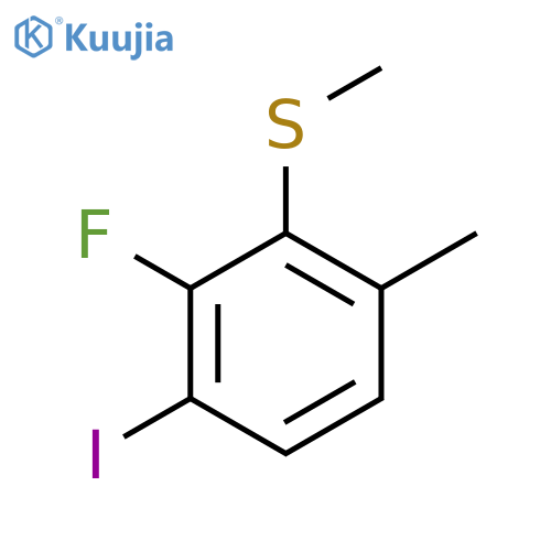 (2-Fluoro-3-iodo-6-methylphenyl)(methyl)sulfane structure