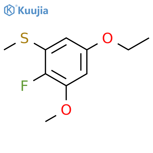 (5-ethoxy-2-fluoro-3-methoxyphenyl)(methyl)sulfane structure