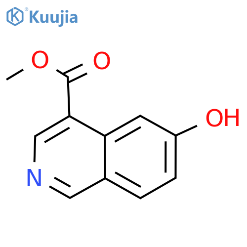 Methyl 6-hydroxyisoquinoline-4-carboxylate structure